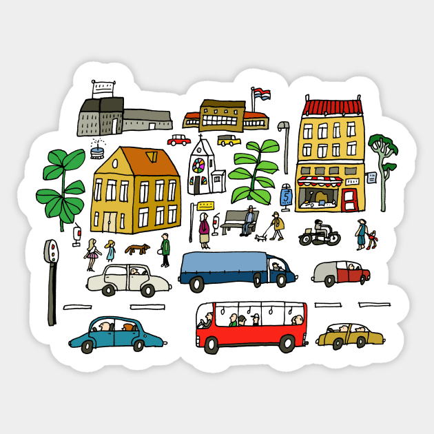 Street Life Sticker by AdrianaStore